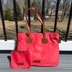 Dooney & Bourke Coral Victoria Tote w/Pouch